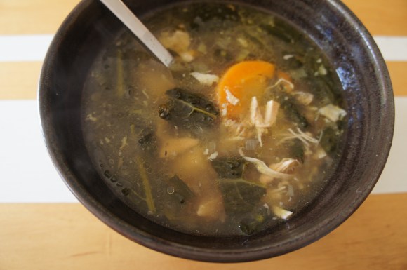 Chris's chicken veggie soup